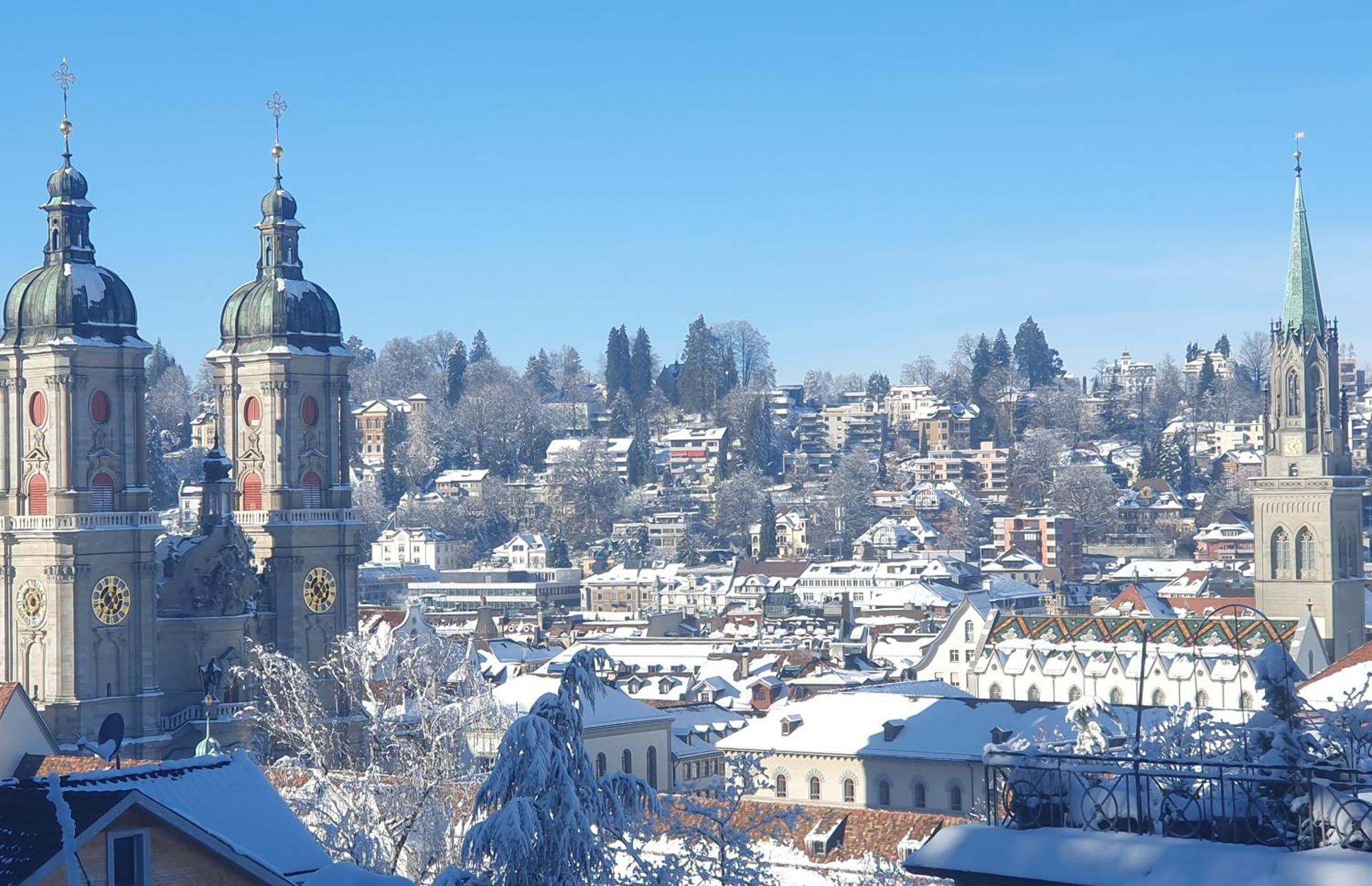 2-4 Zimmer Apartments Stilvoll Im Gertrud Schloessli - Zentral Ruhig St. Gallen Luaran gambar
